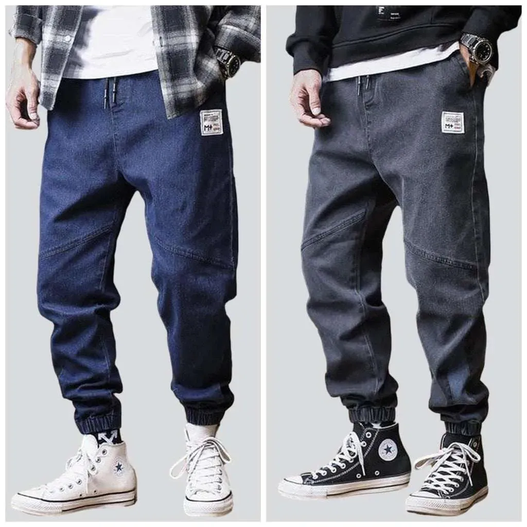 Street style men's denim pants