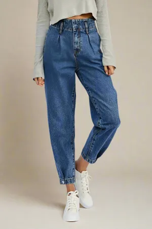 Super High Waist Balloon Jeans