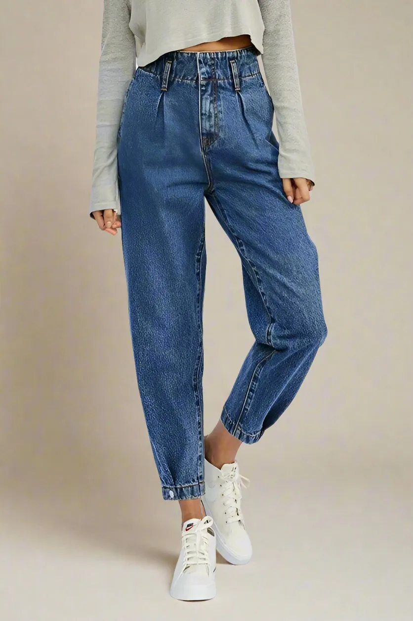 Super High Waist Balloon Jeans