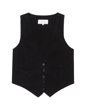 The Suit Vest. -- Black