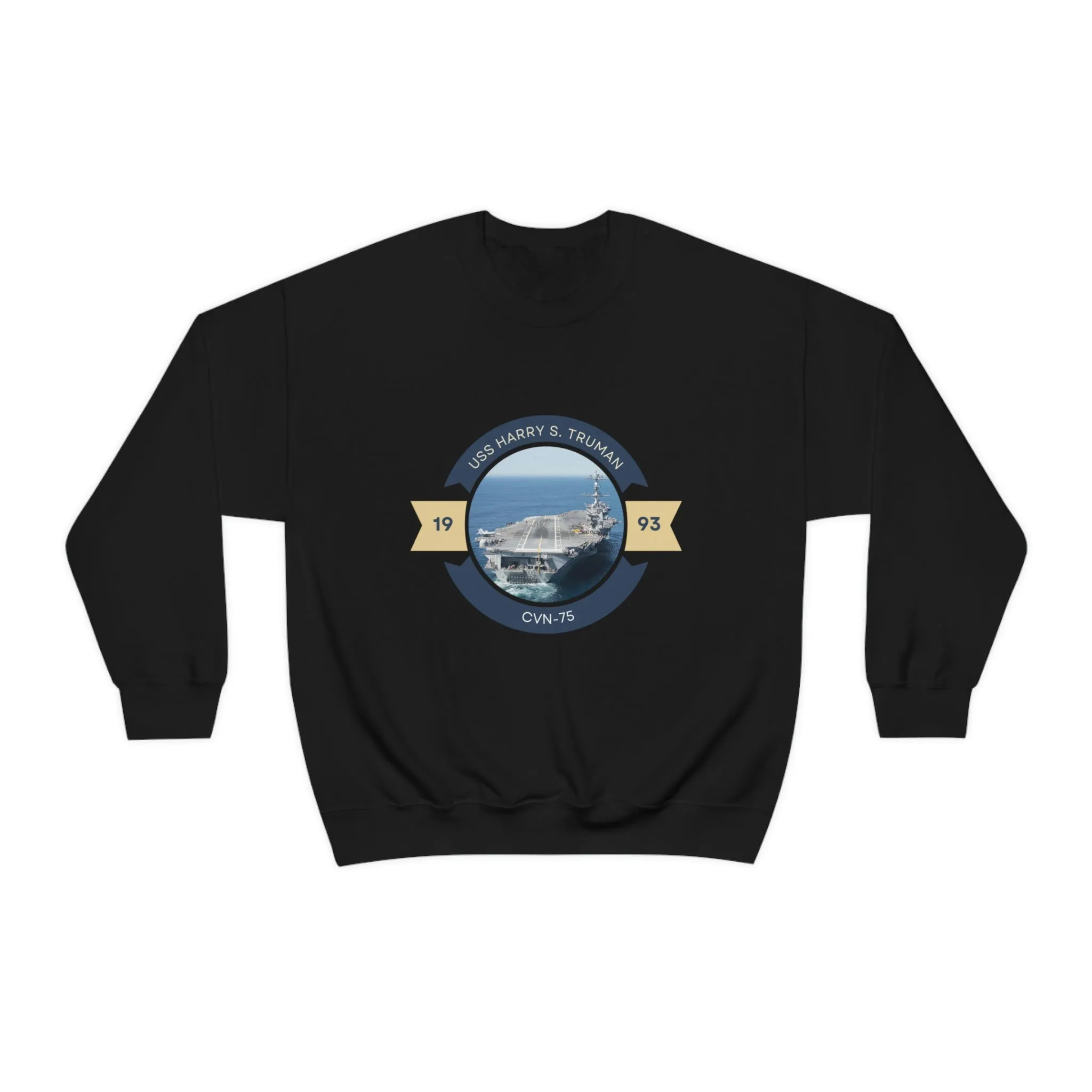 USS Harry S. Truman CVN-75 POD Navy Ship  Unisex Heavy Blend™ Crewneck Sweatshirt